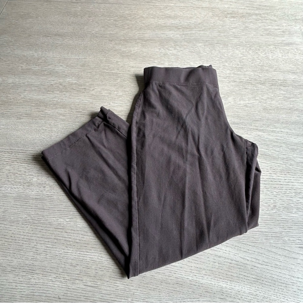Eileen Fisher Women's Dark Brown Straight Leg Pants